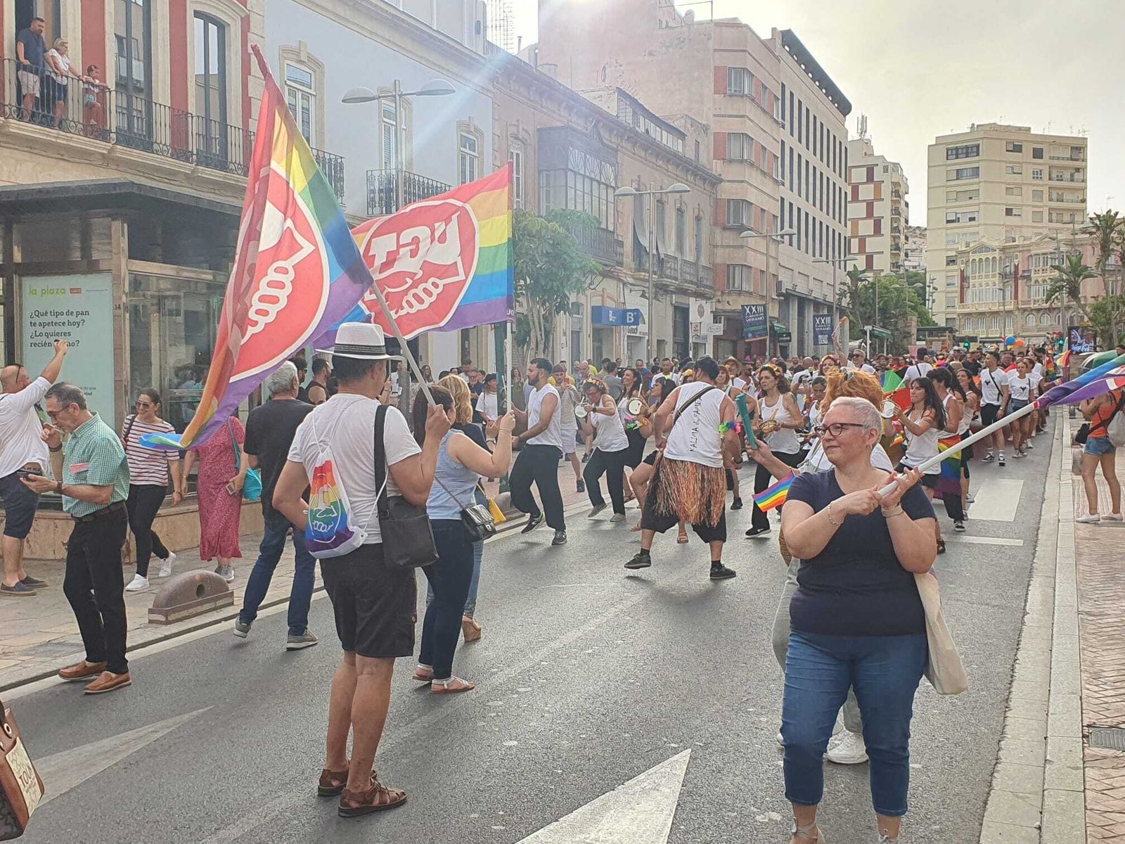 Manifestación del Orgullo LGBTI+ en Almería