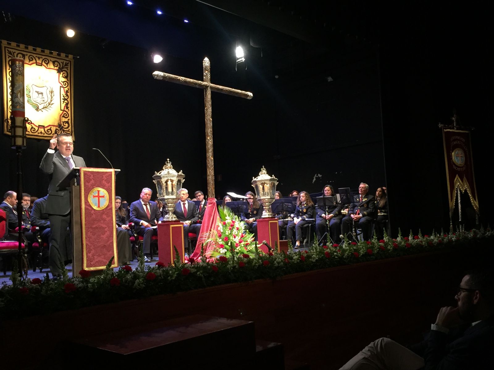 Un momento del pregón en Montoro