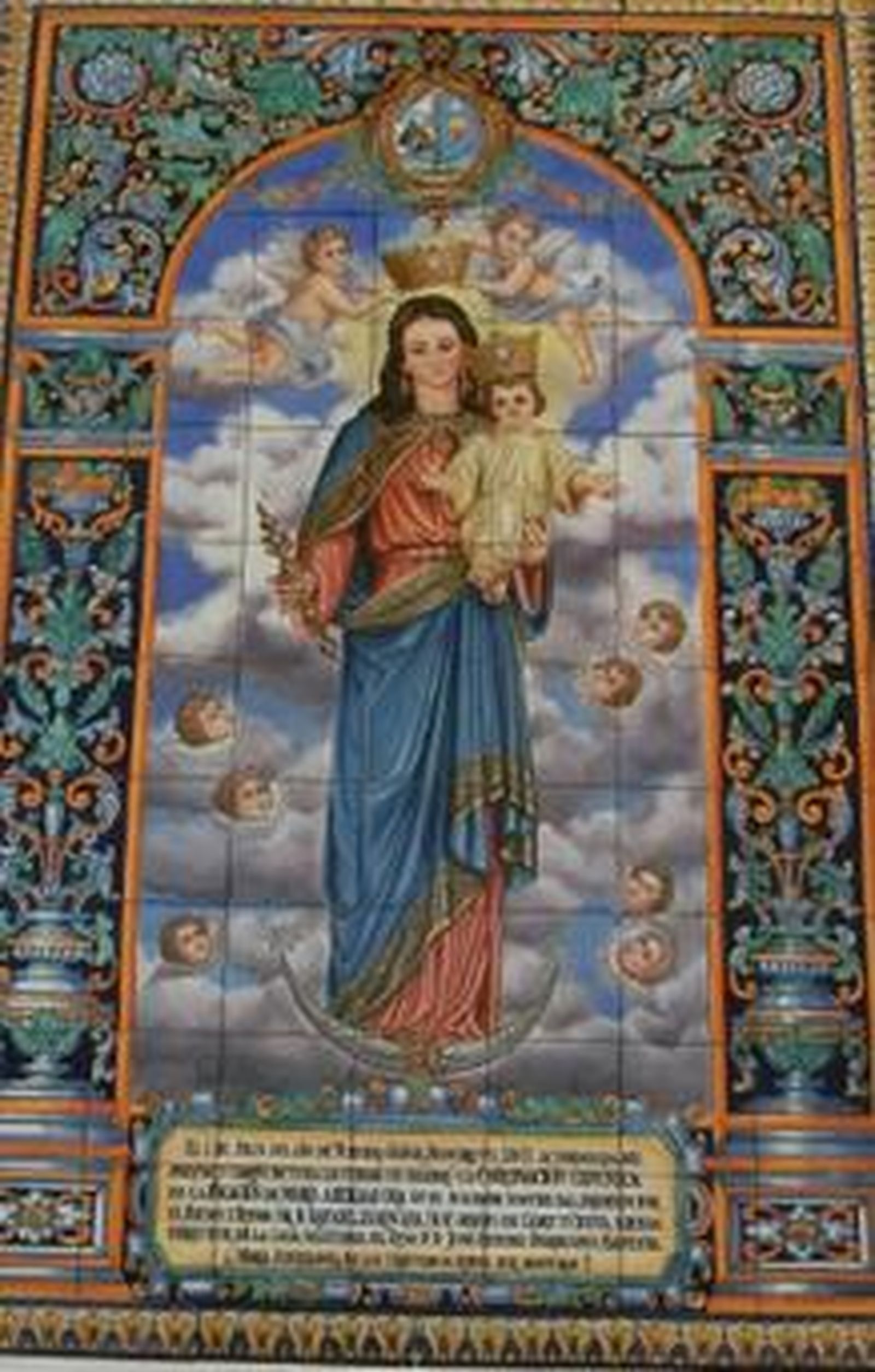 María Auxiliadora de la iglesia de los Salesianos.