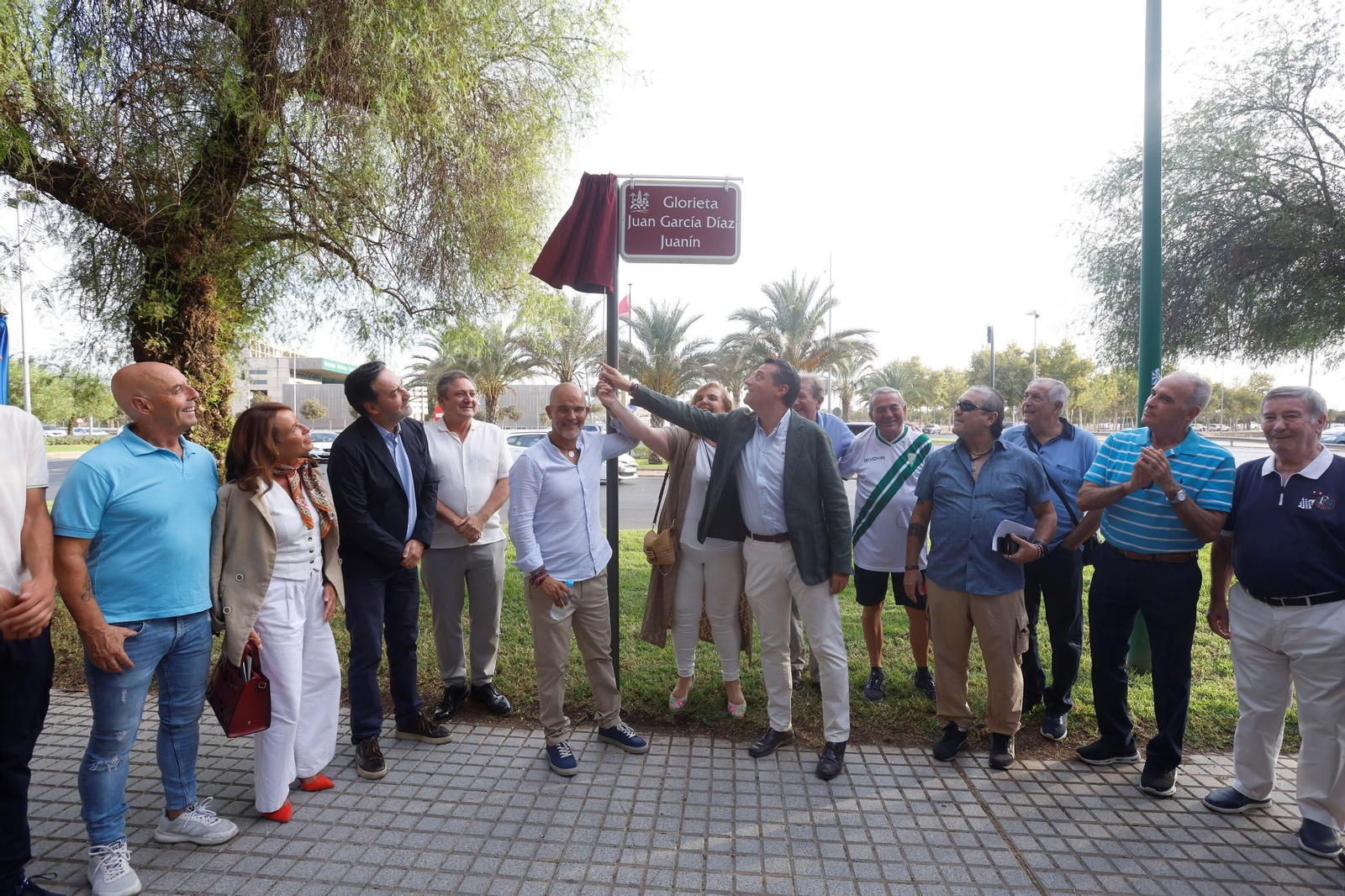 Las mejores imágenes del acto en homenaje a Juanín, leyenda del Córdoba CF