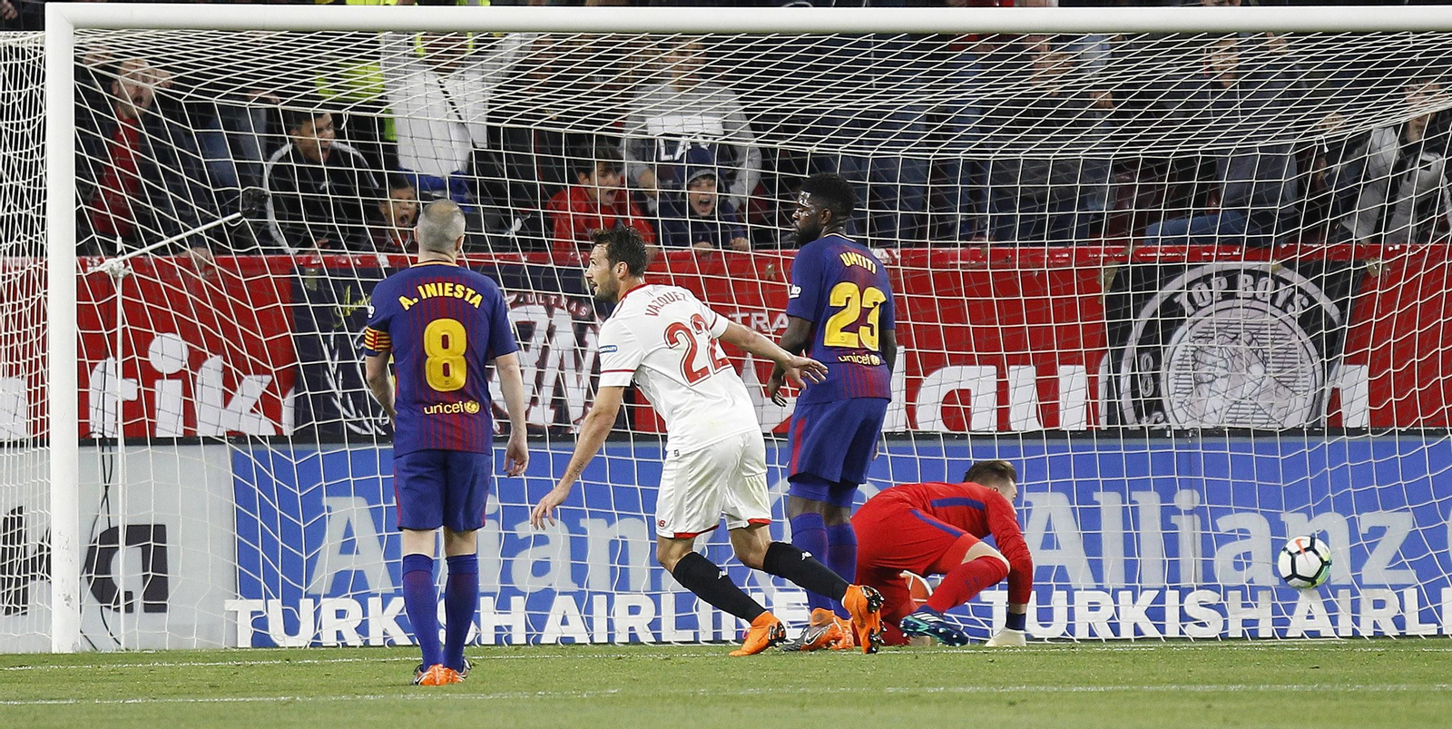 El Sevilla FC-Barcelona, en imágenes