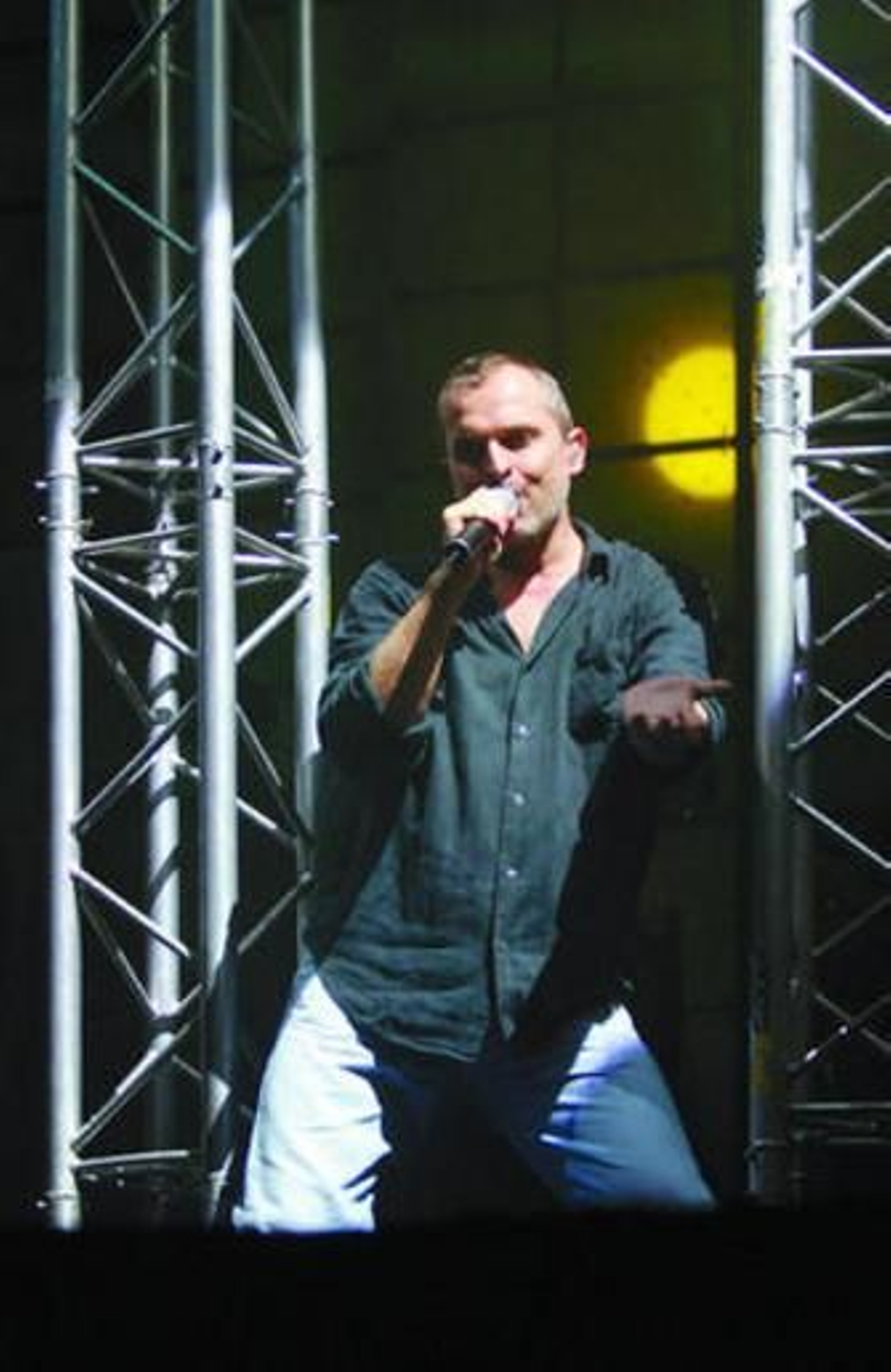 Miguel Bosé, en una reciente actuación.