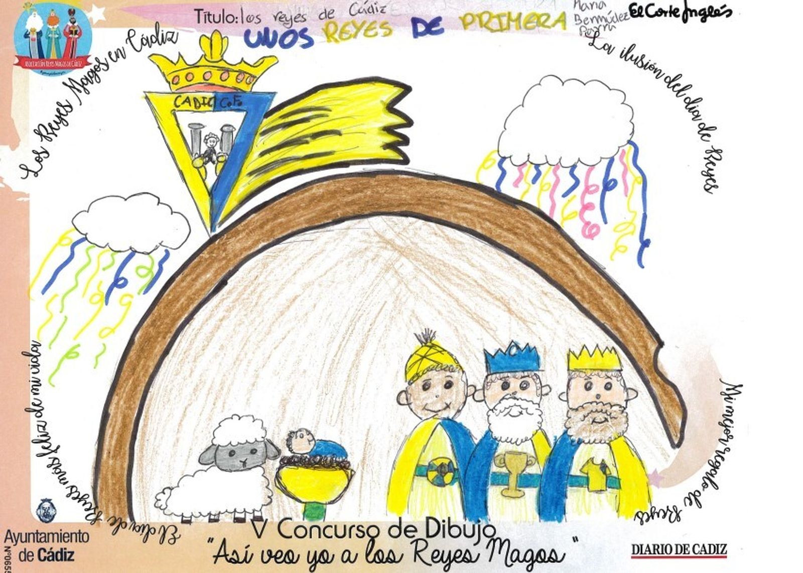 Los dibujos del concurso 'Así veo yo a los Reyes Magos'.