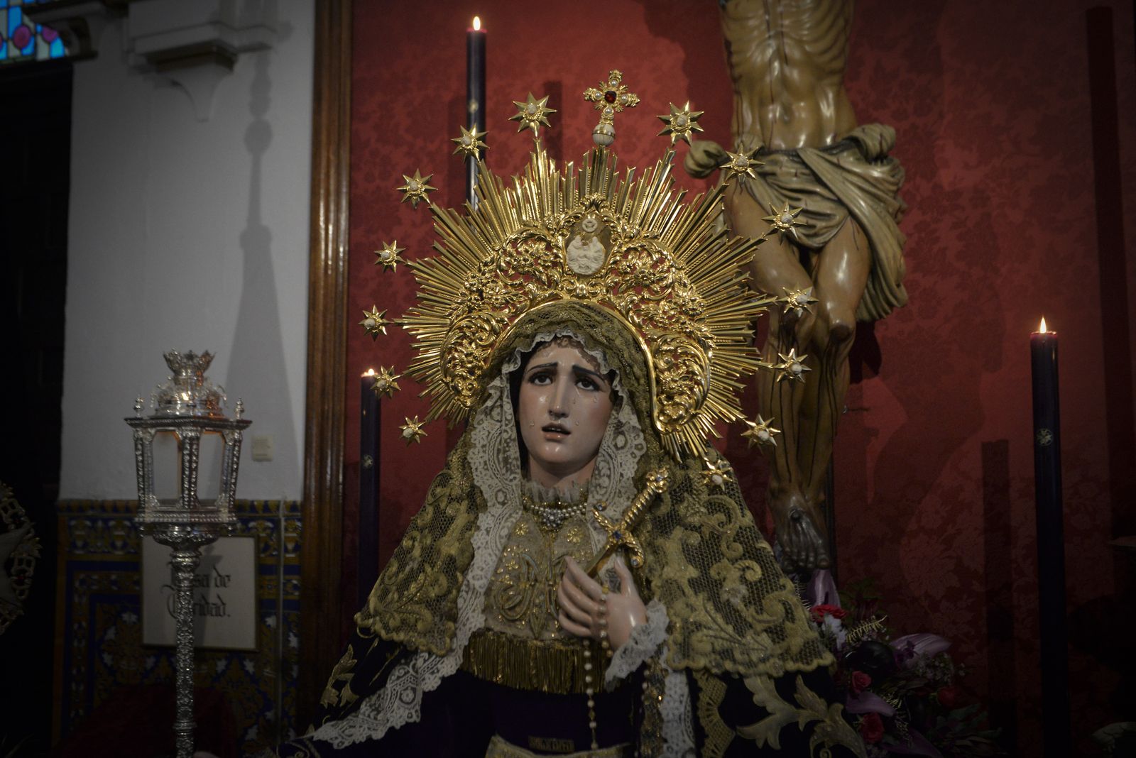 Viernes Santo en pandemia: La Soledad de San Buenaventura, en imágenes