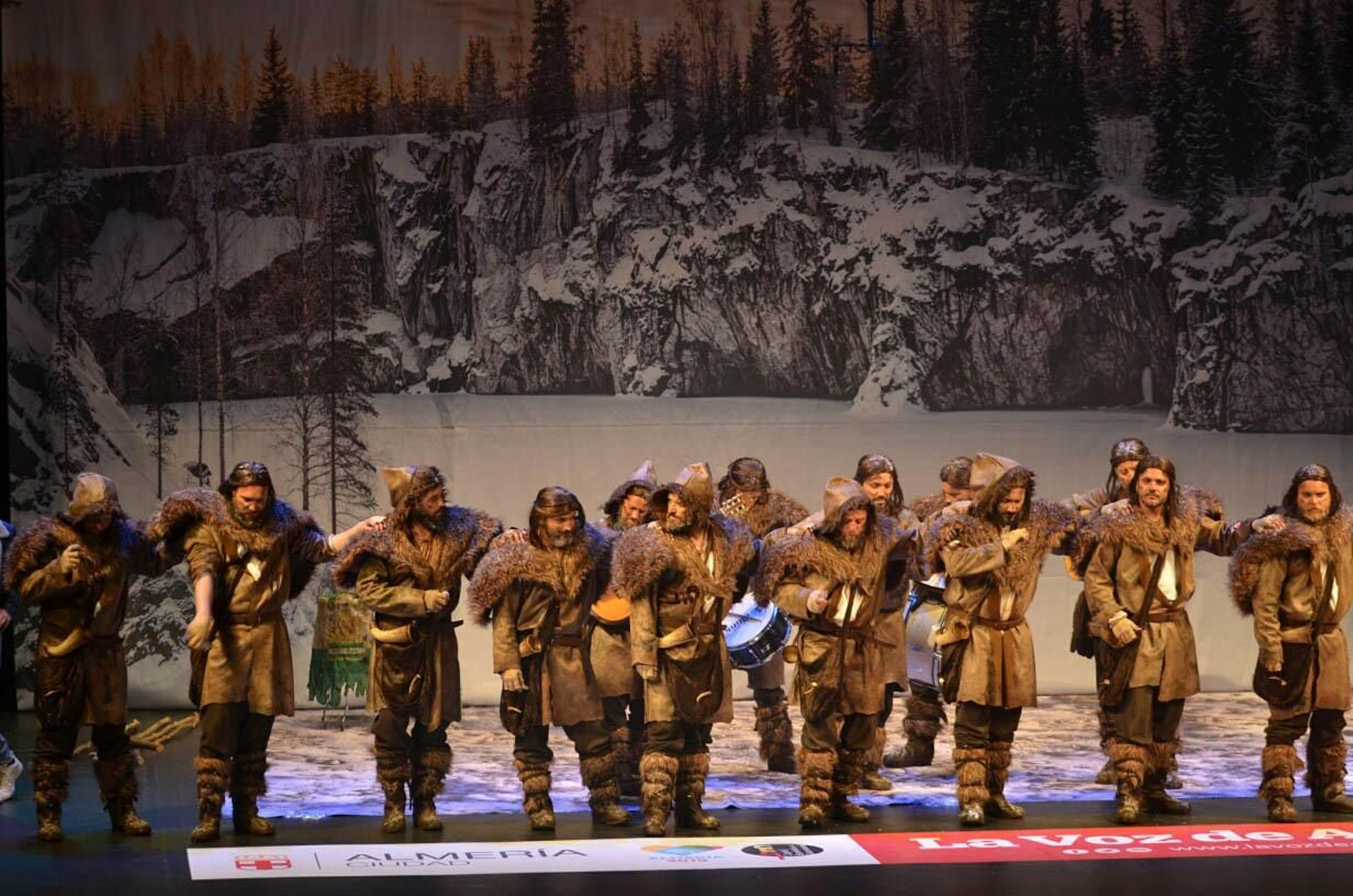 Comparsa ‘El Renacido’, ganadora del primer premio en el concurso