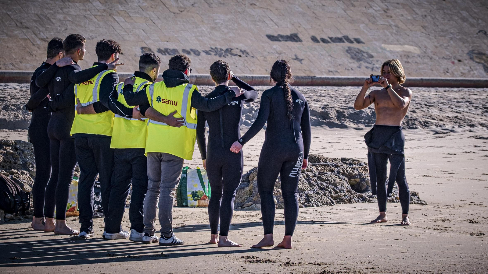 Todas las imágenes del simulacro de tsunami en Cádiz