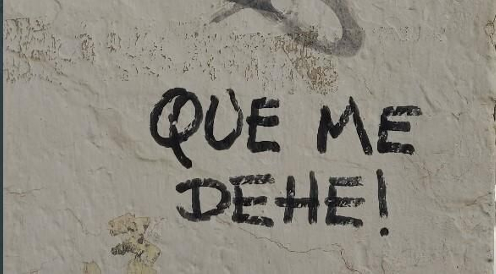 Uno de las frases en andaluz que se encuentran en la ciudad