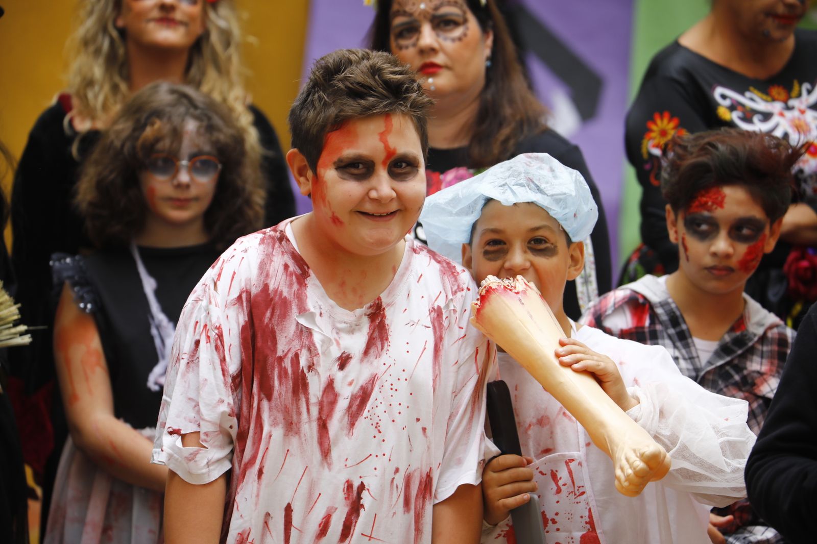 La fiesta de Halloween del colegio San Lorenzo, en imágenes