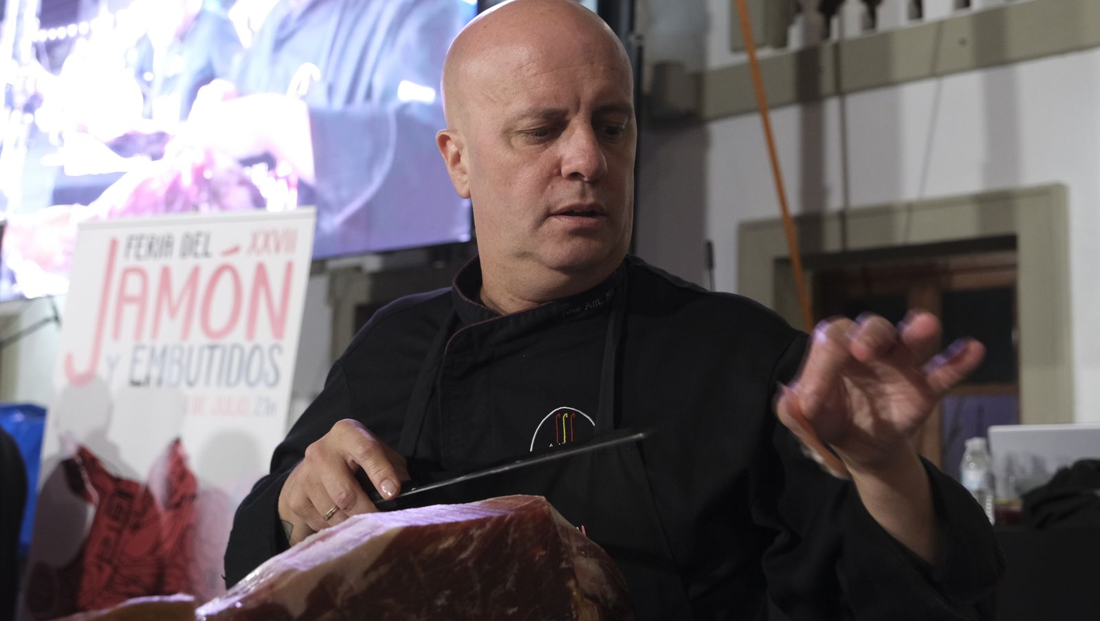 Imágenes del Concurso Nacional de Cortadores de Jamón de Serón