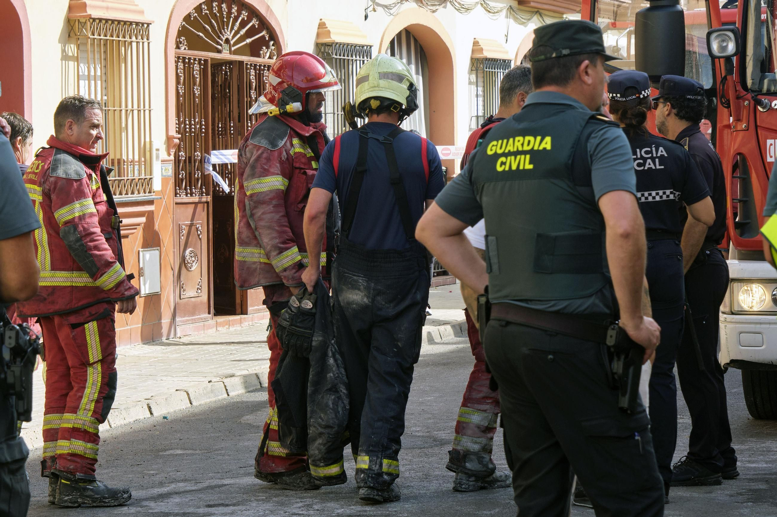 Incendio en Guillena, donde fallecen cuatro miembros de una misma familia