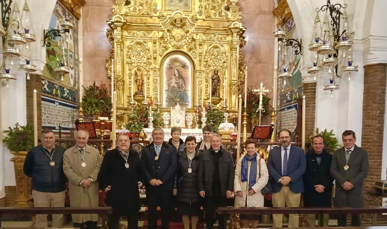 Acto de agregación de la Hermandad de la Cinta a la comunidad de las Misioneras Eucarísticas de Nazaret.