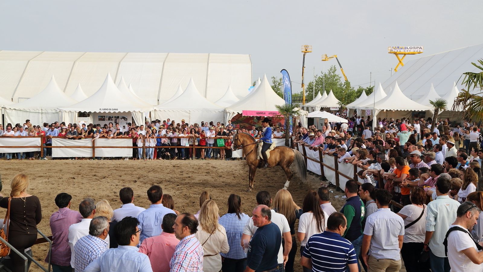 Espectáculo durante la feria.