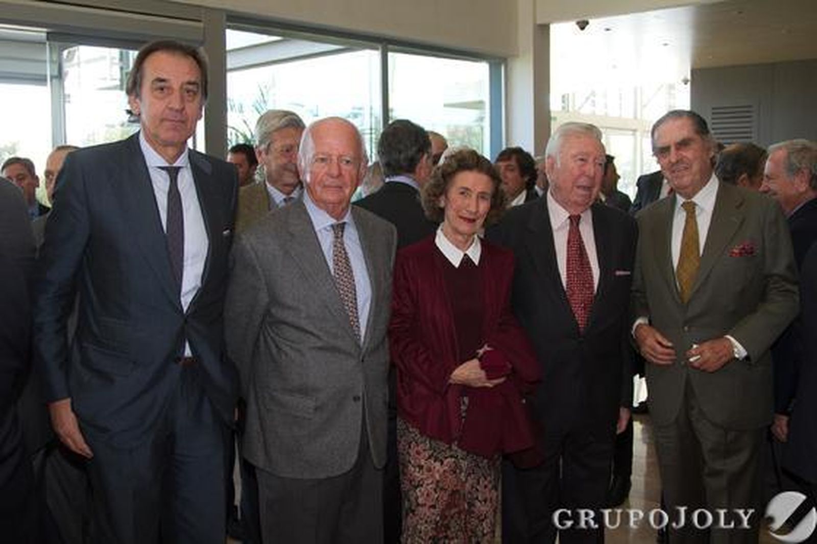 Manuel Ruiz Rojas, Luis Manuel Halcón, María Luisa Guardiola, José Luis García Palacios y Jaime de Parias./ Belén Vargas/Juan Carlos Vázquez