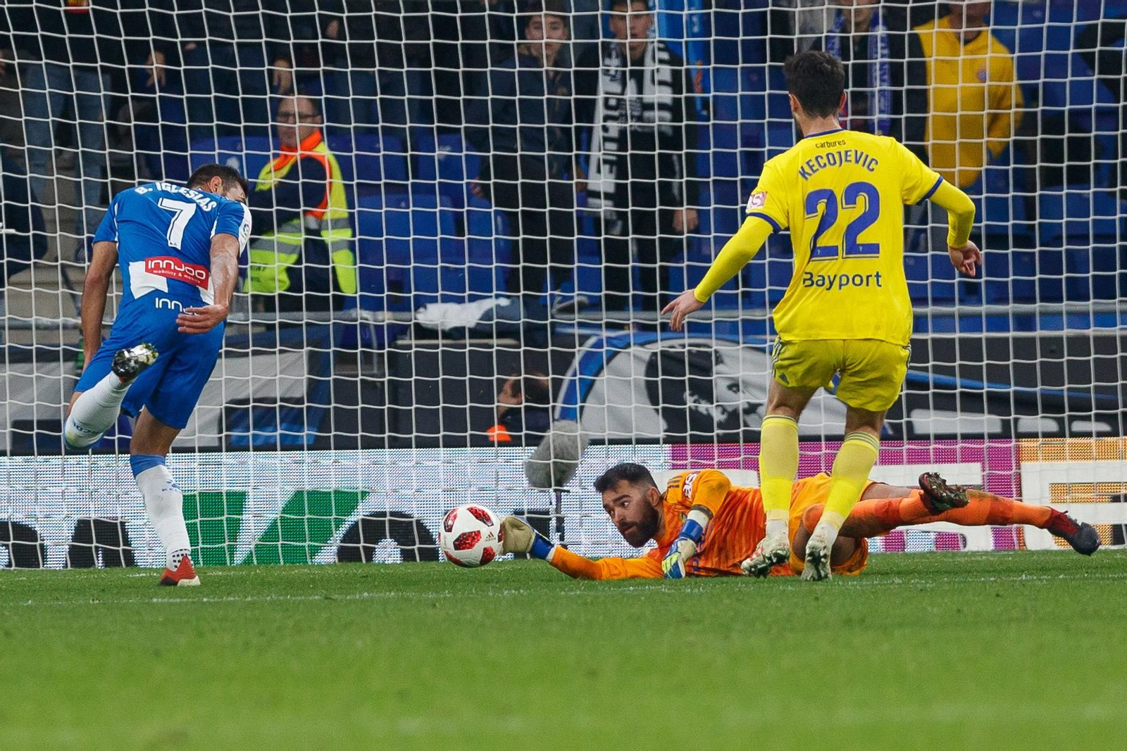 Las imágenes del Espanyol-Cádiz