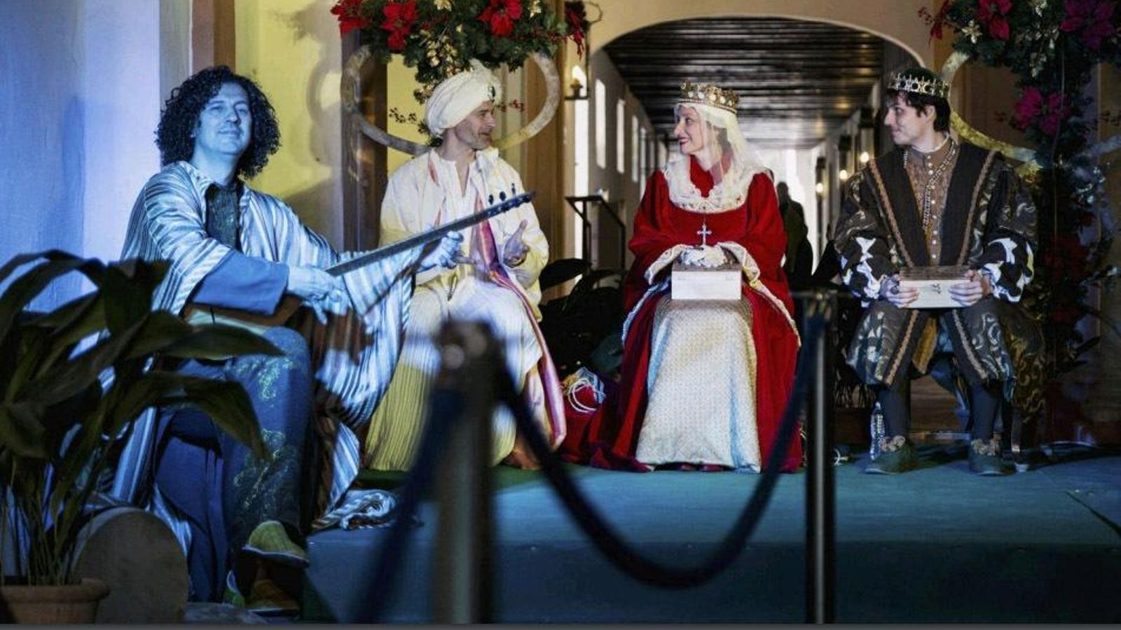 Los Reyes Magos en el Real Alcázar.