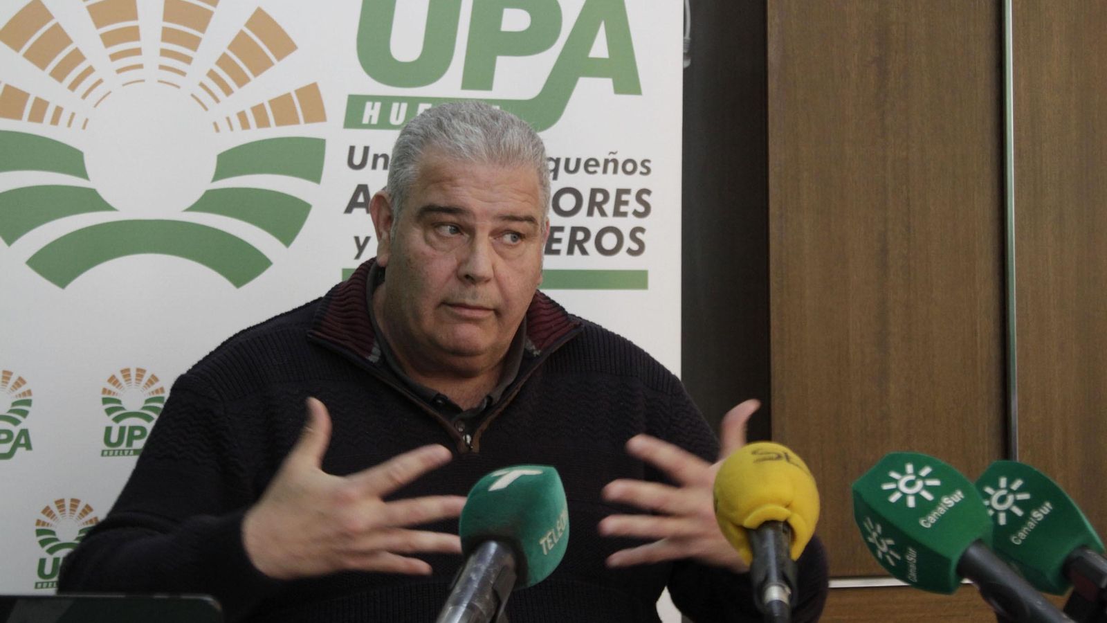 El secretario general de UPA-Huelva, Manuel Piedra. El secretario general de UPA-Huelva, Manuel Piedra.