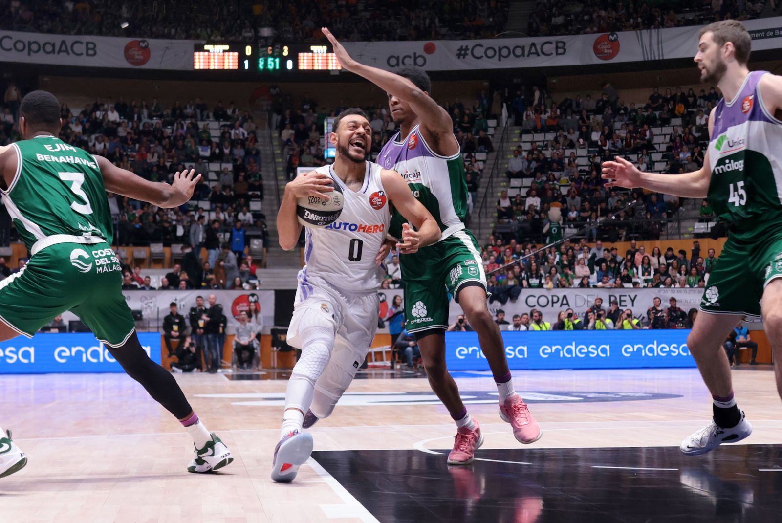 El Real Madrid-Unicaja de Copa del Rey, en imágenes