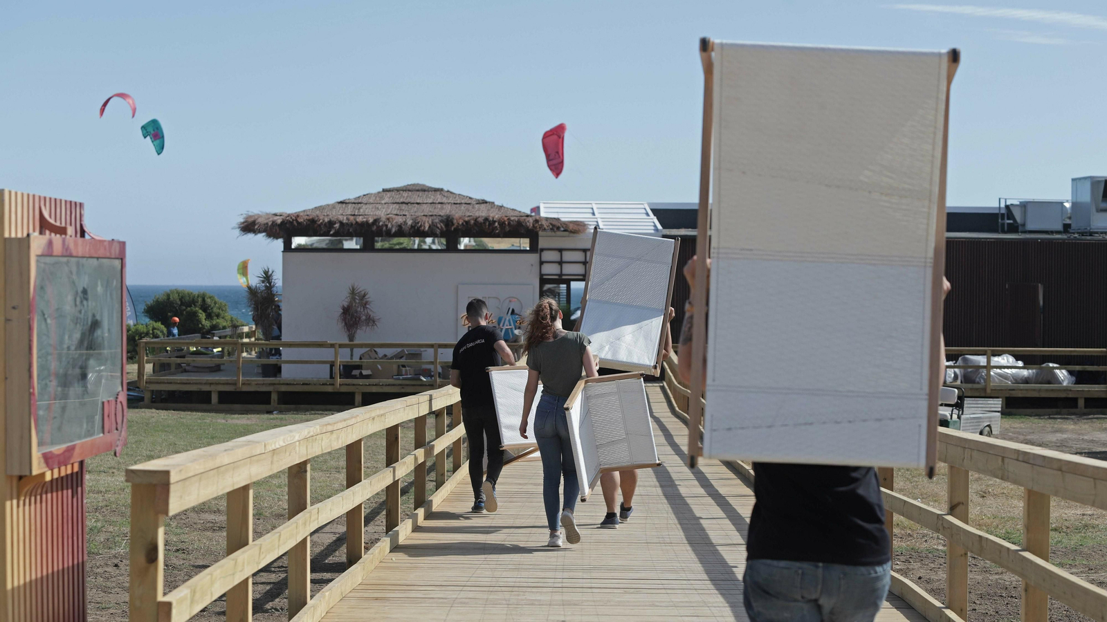 Últimos detalles para la apertura del restaurante Bibo Tarifa del chef Dani García