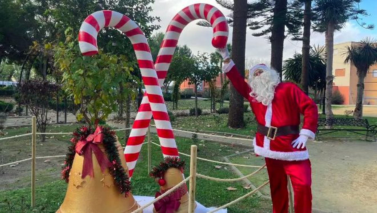 Papá Noel visita la La Línea