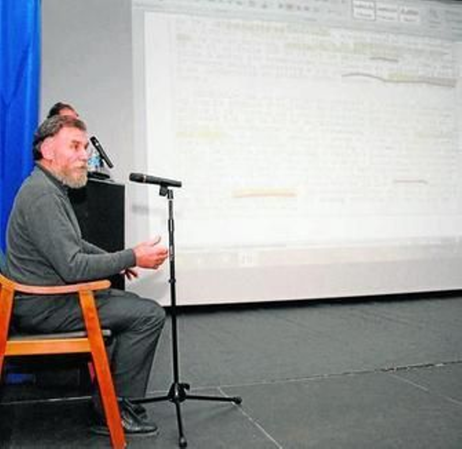 Adolfo Bosch 'Fofi', en la Casa de la Cultura, en febrero.