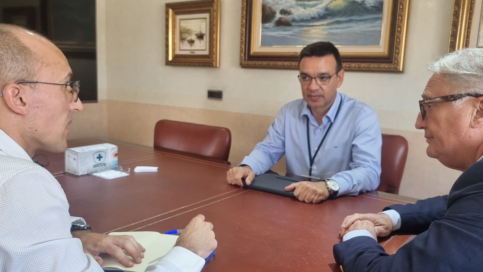 Momento de la reunión.