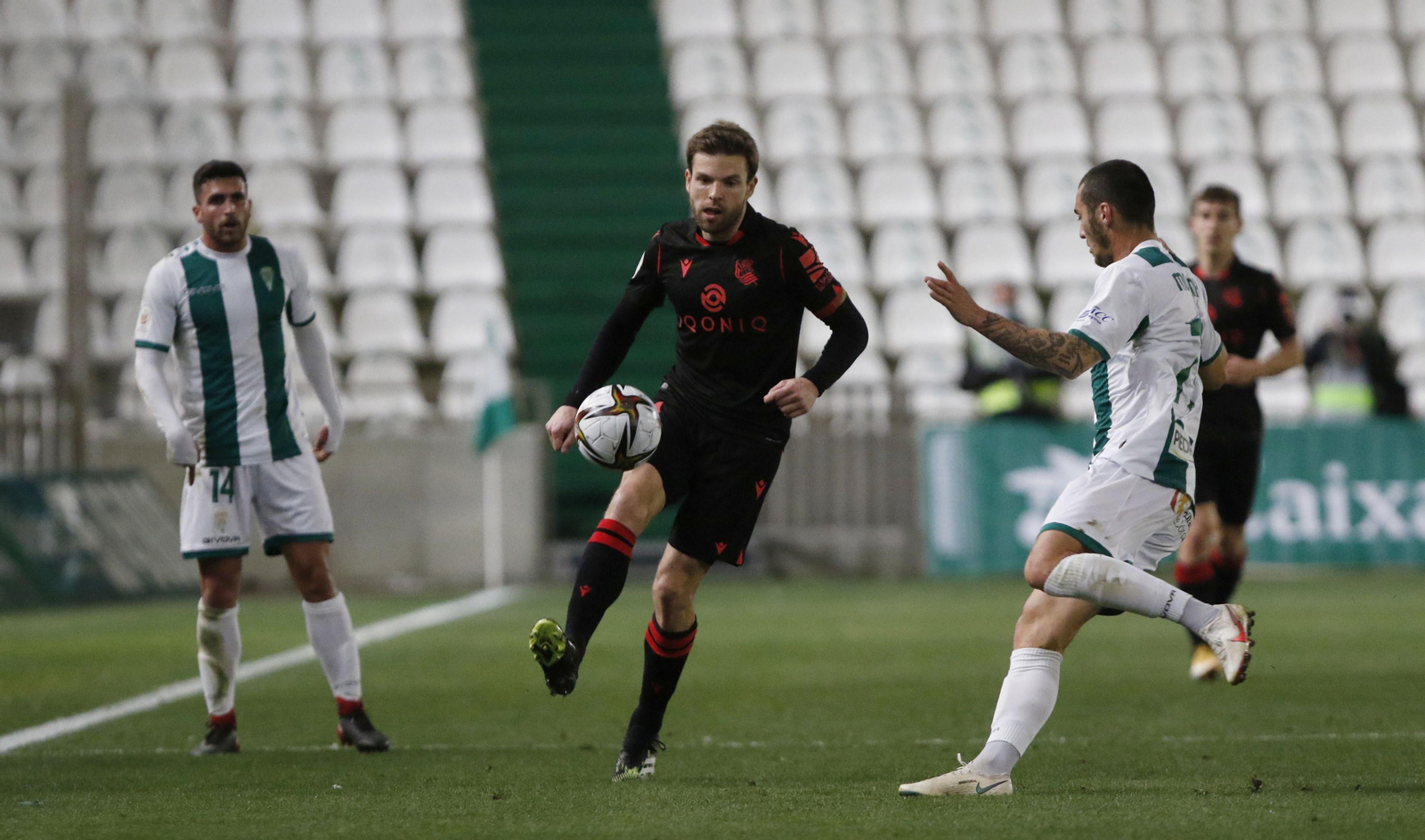 Las fotografías de la derrota del Córdoba CF ante la Real Sociedad en Copa del Rey