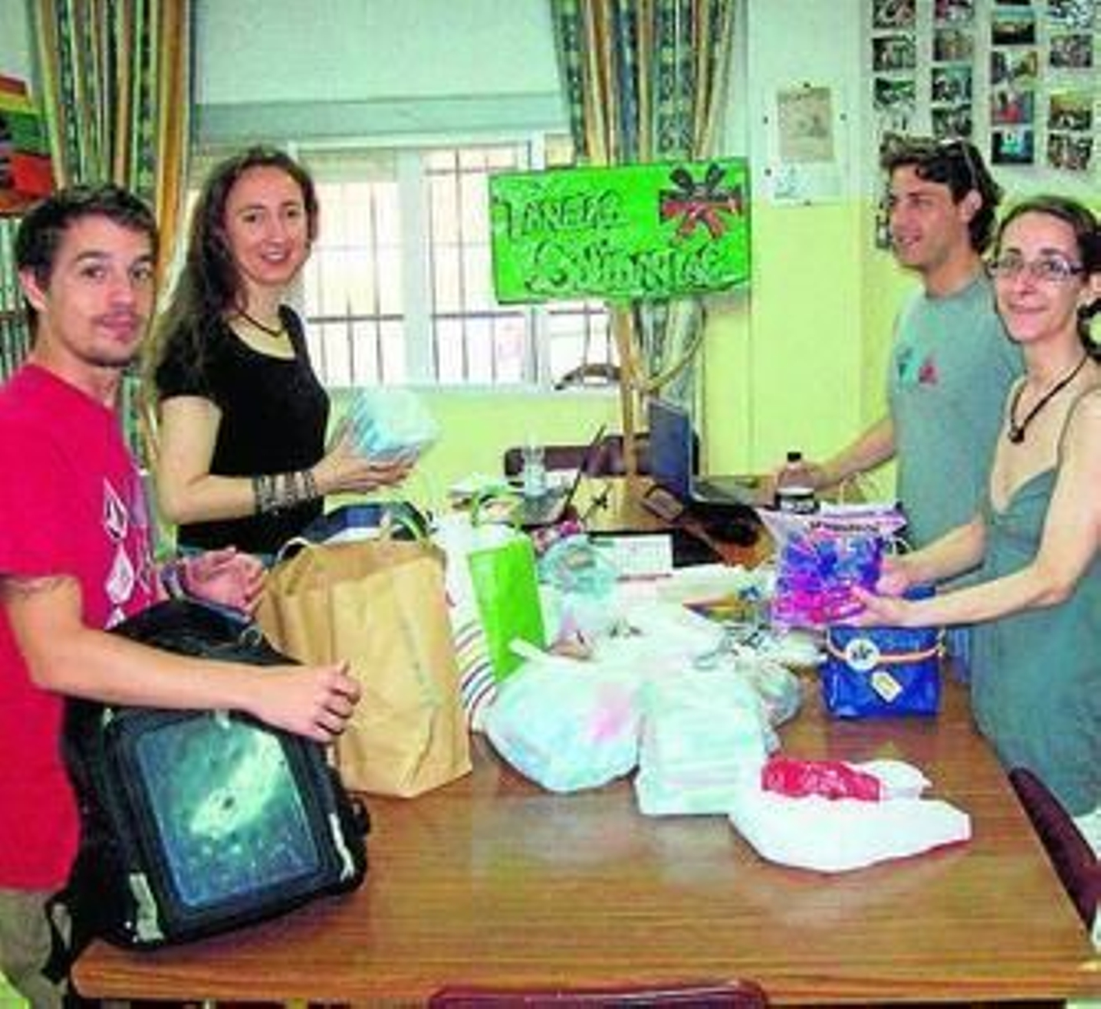 Algunos de los jóvenes que participan en la iniciativa.