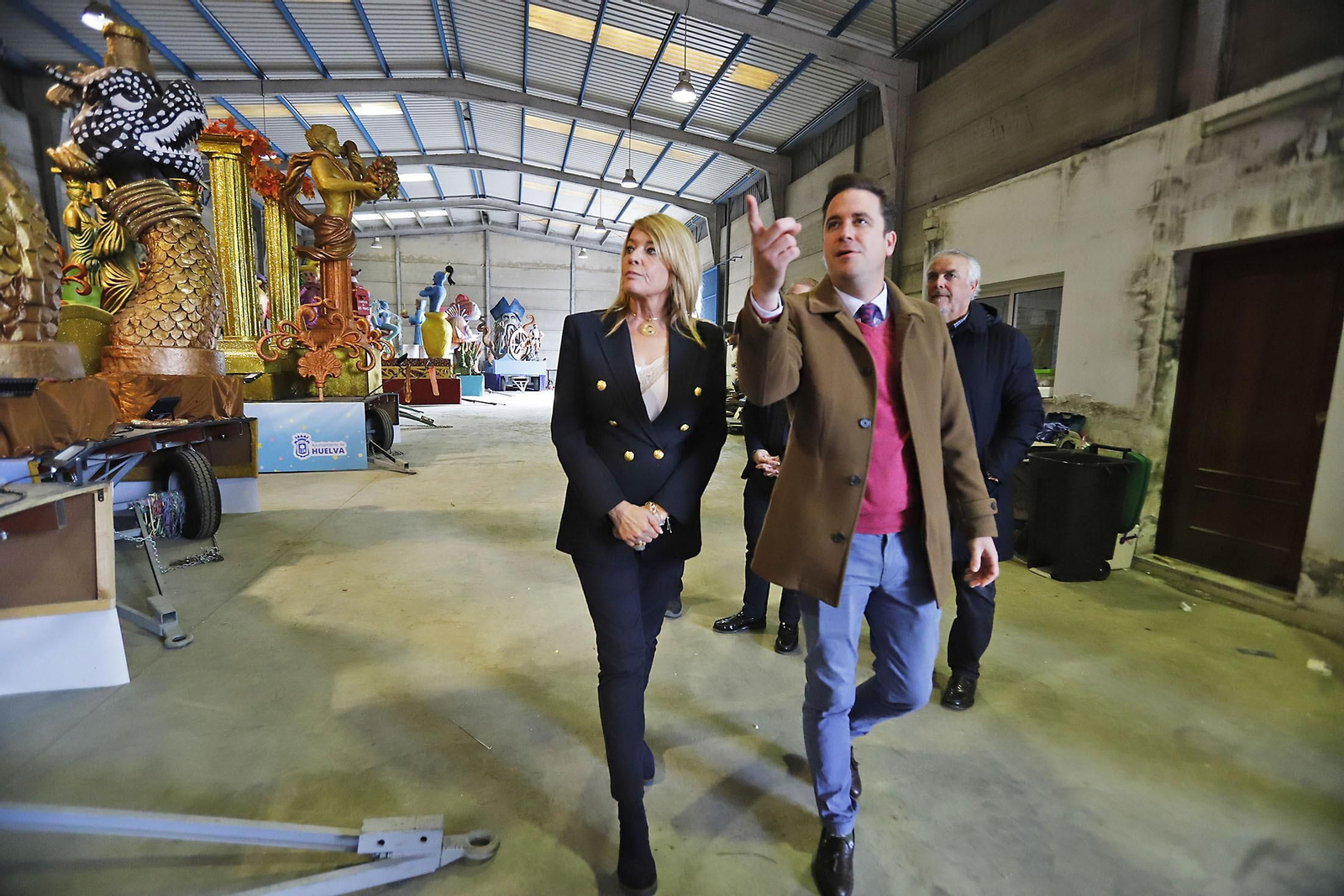 Así don las carrozas de lo Reyes Magos de Huelva 2024
