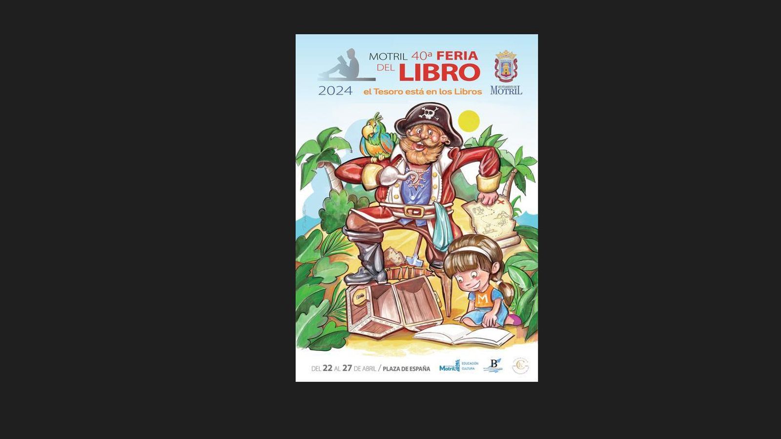 Cartel Feria Libro Motril 2024