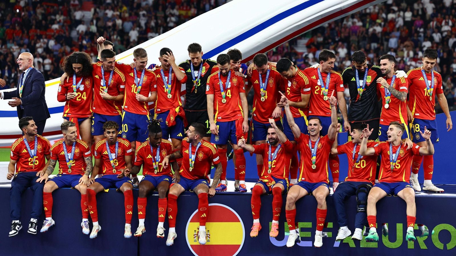 Las mejores fotos del título de España ante Inglaterra