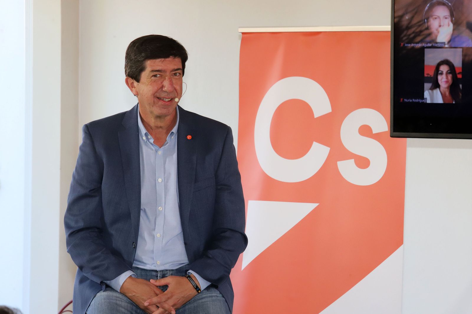 Juan Marín en una comparecencia hay unos días