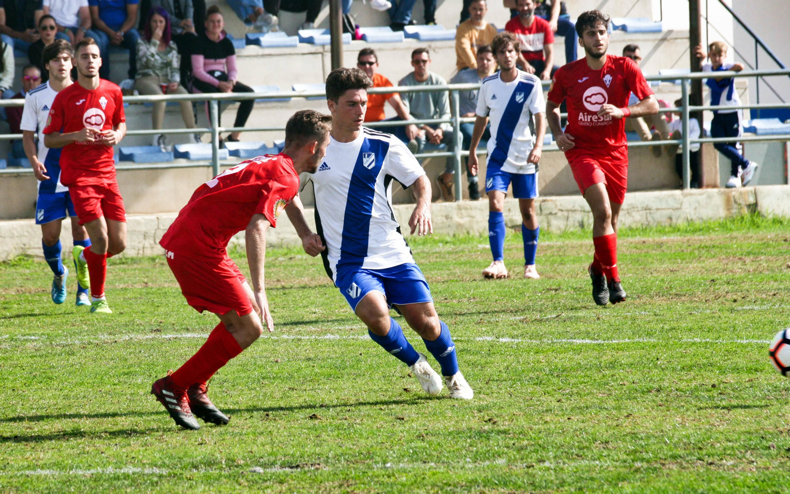 Imagen del partido entre el Atlético Onubense y el Castilleja CF Imagen del partido entre el Atlético Onubense y el Castilleja CF