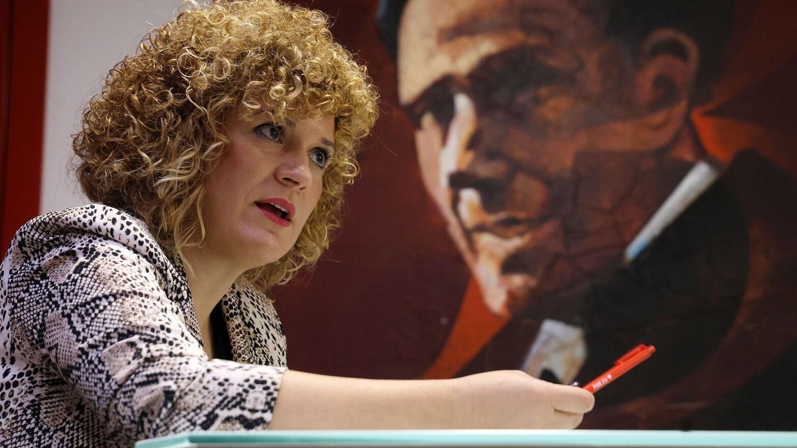 María Eugenia Limón, durante la entrevista concedida a Huelva Información.