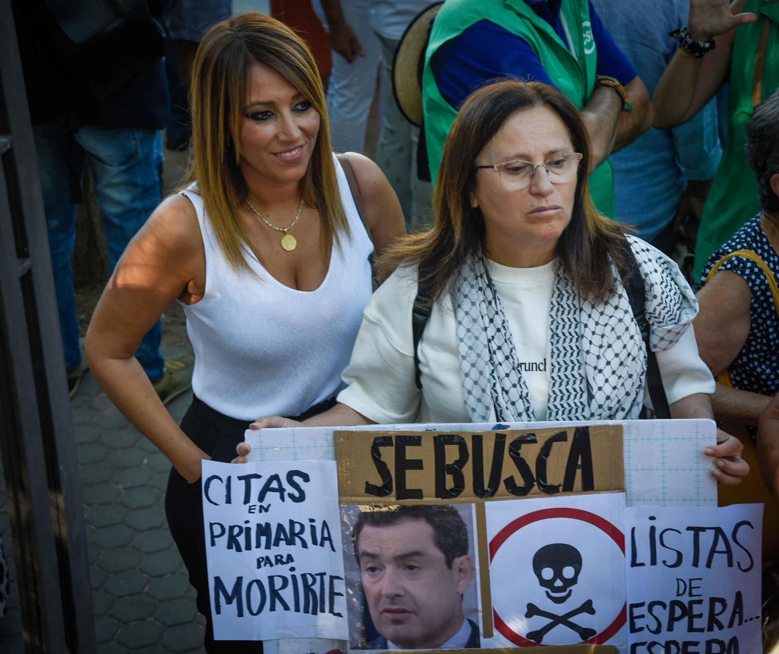 Las imágenes de la protesta por la sanidad pública en Andalucía