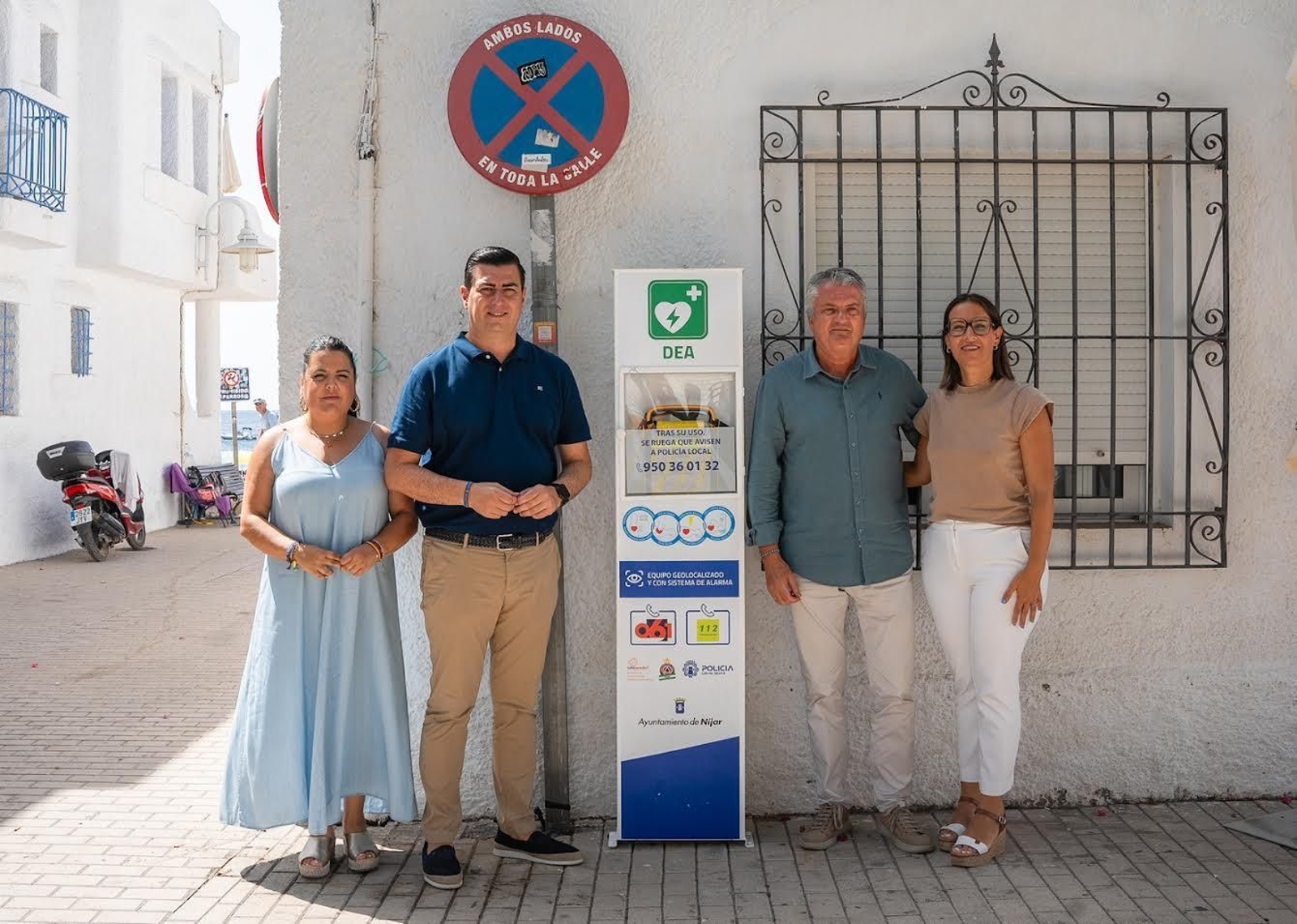 Se trata de una acción pionera en Níjar que sirve para que los nijareños/as pueden vivir más seguros