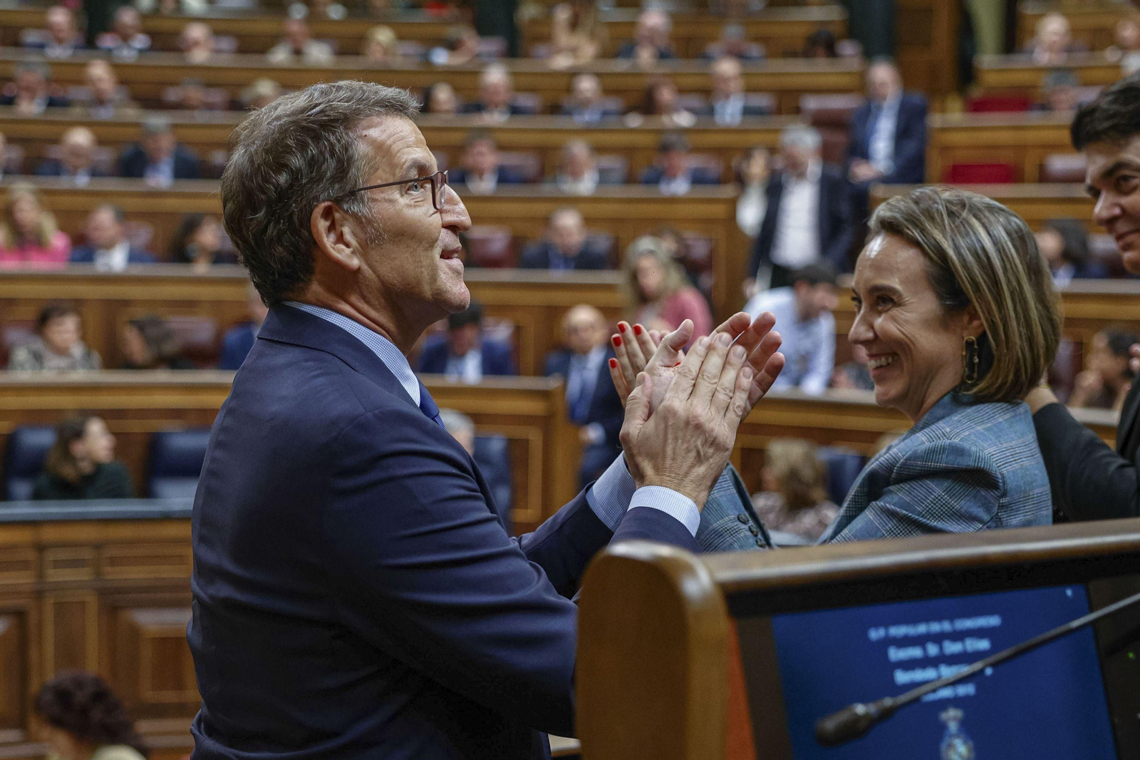La primera sesión del debate de investidura en el Congreso de los Diputados, en imágenes