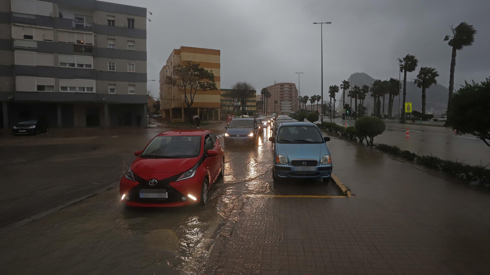 Fotos de los destrozos del temporal de levante en La Línea
