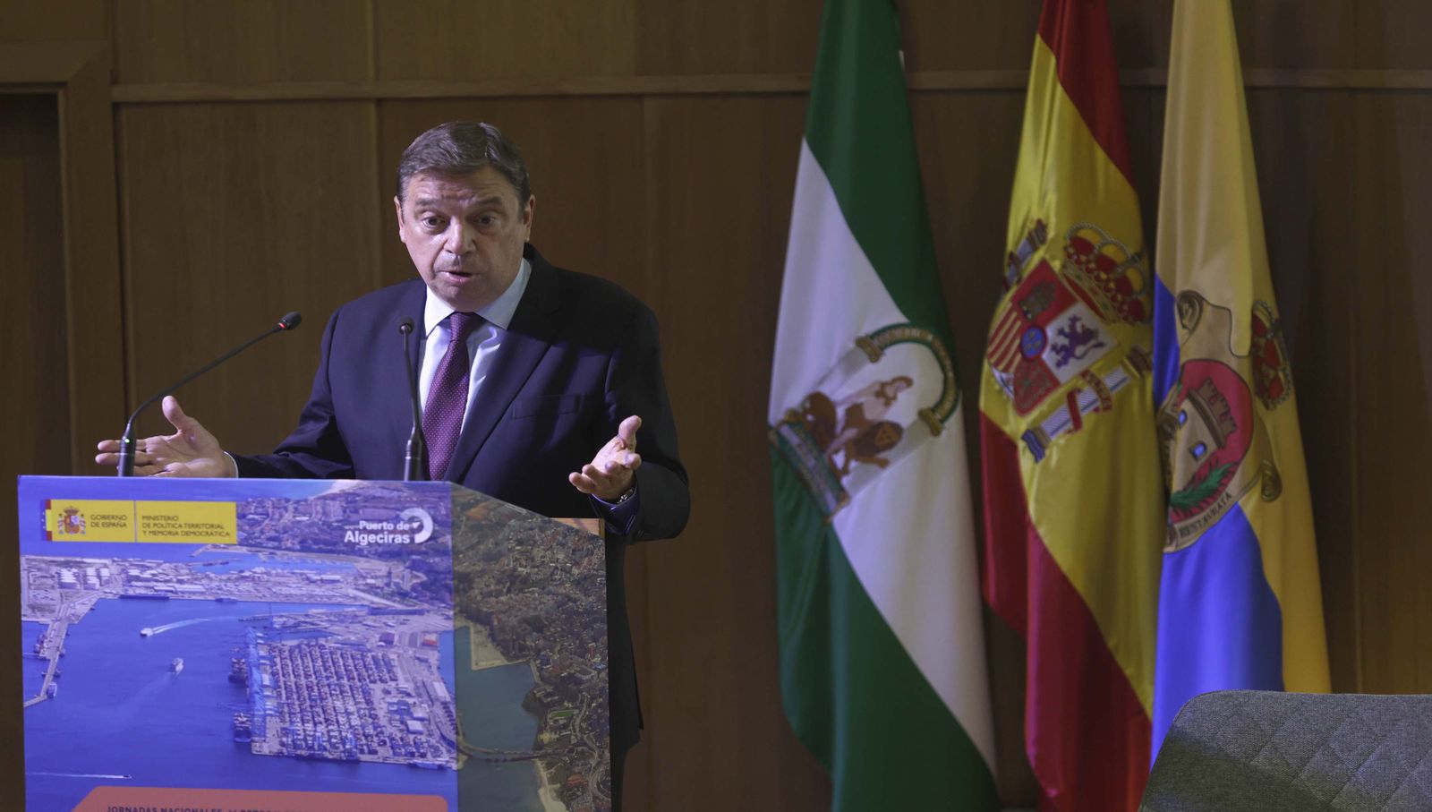 Fotos de la jornada sobre controles aduanerosen el Puerto de Algeciras