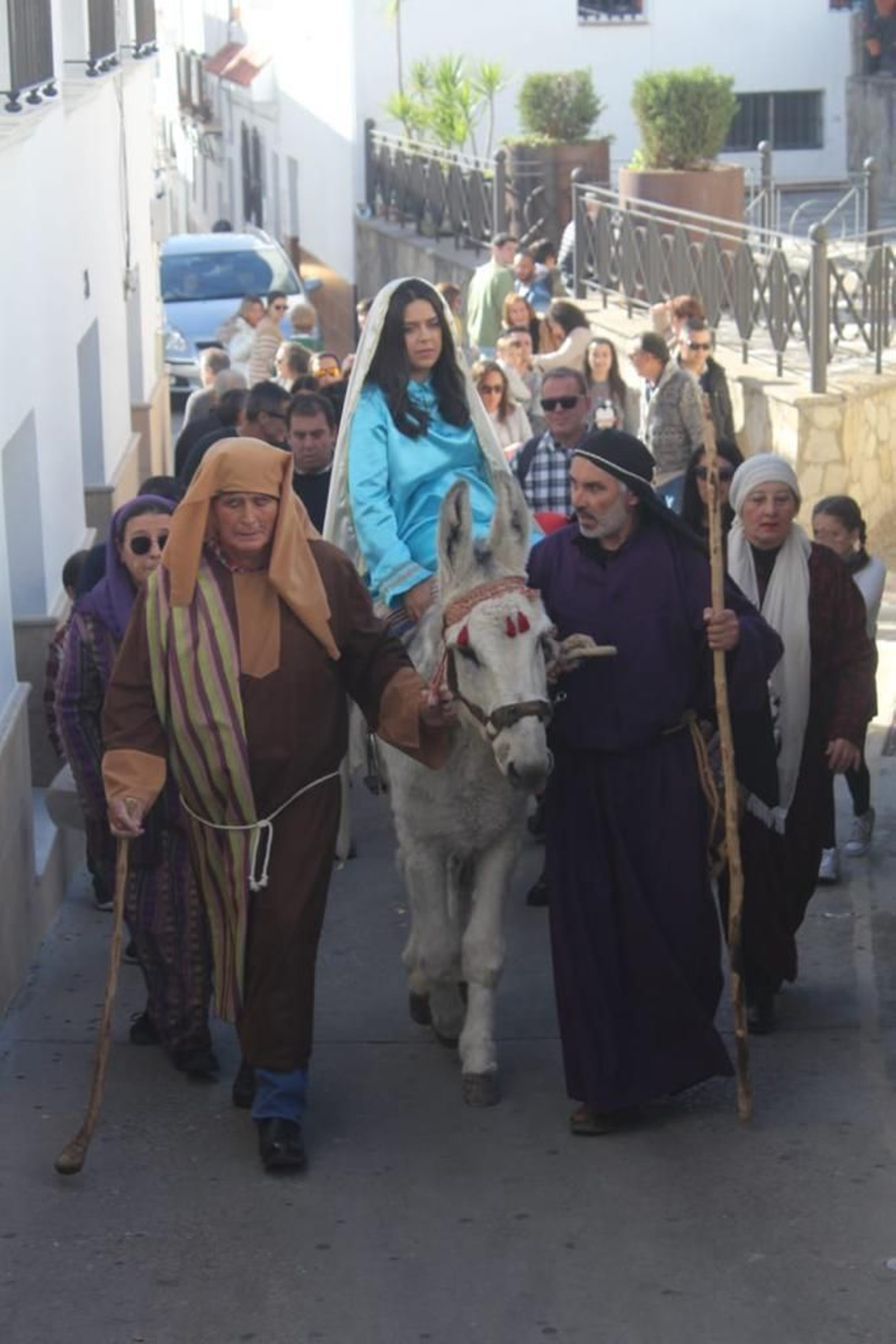 Las imágenes del belén viviente de Espera
