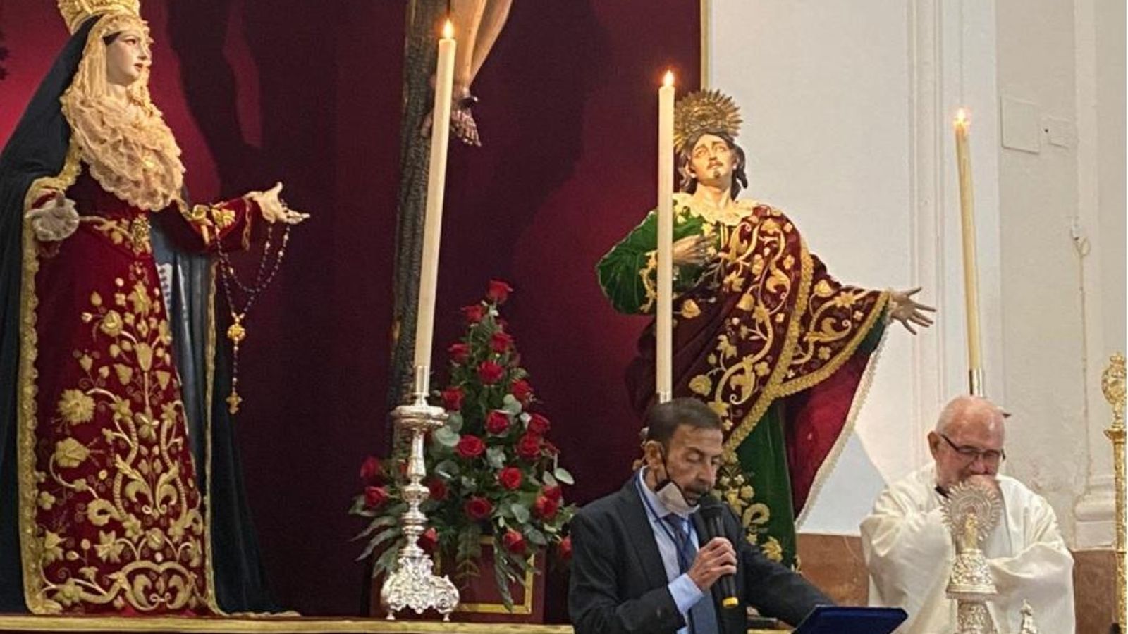 José María Oca, el día que tomó posesión como hermano mayor de Las Aguas. José María Oca, el día que tomó posesión como hermano mayor de Las Aguas.
