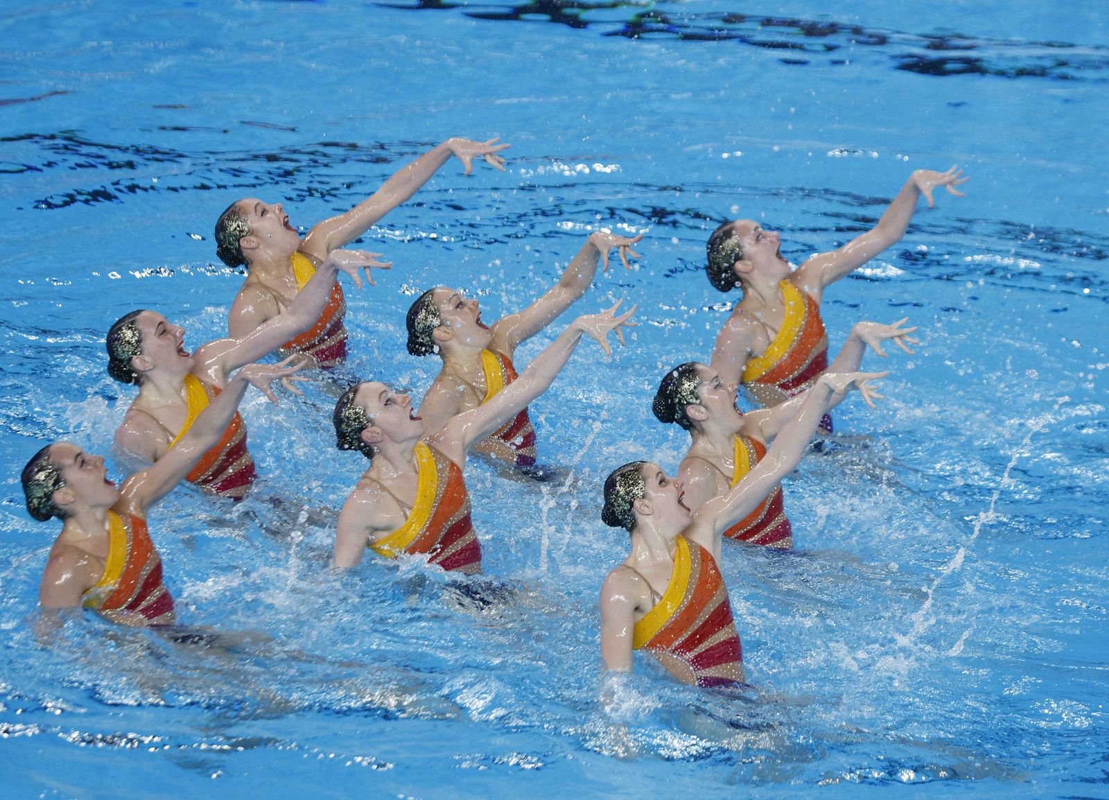 Las fotos de la medalla de plata de Alisa Ozhogina y Marina García con España
