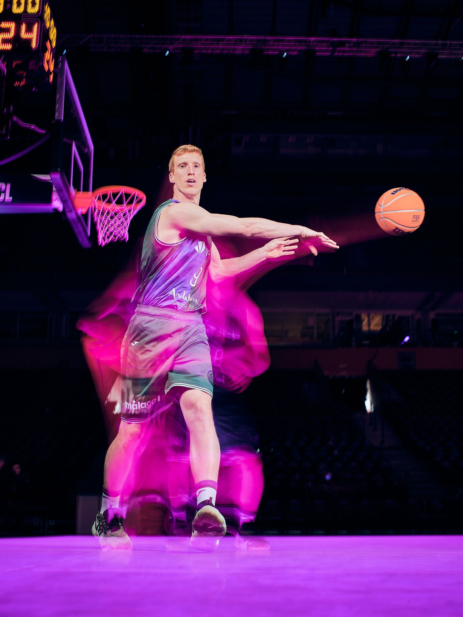 Las futuristas imágenes del Unicaja en el Belgrado Arena