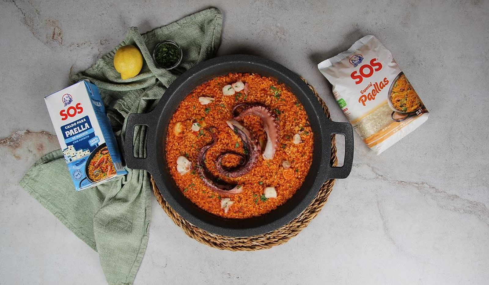 Arroz con pulpo y gambas: una receta tradicional con sabor a mar