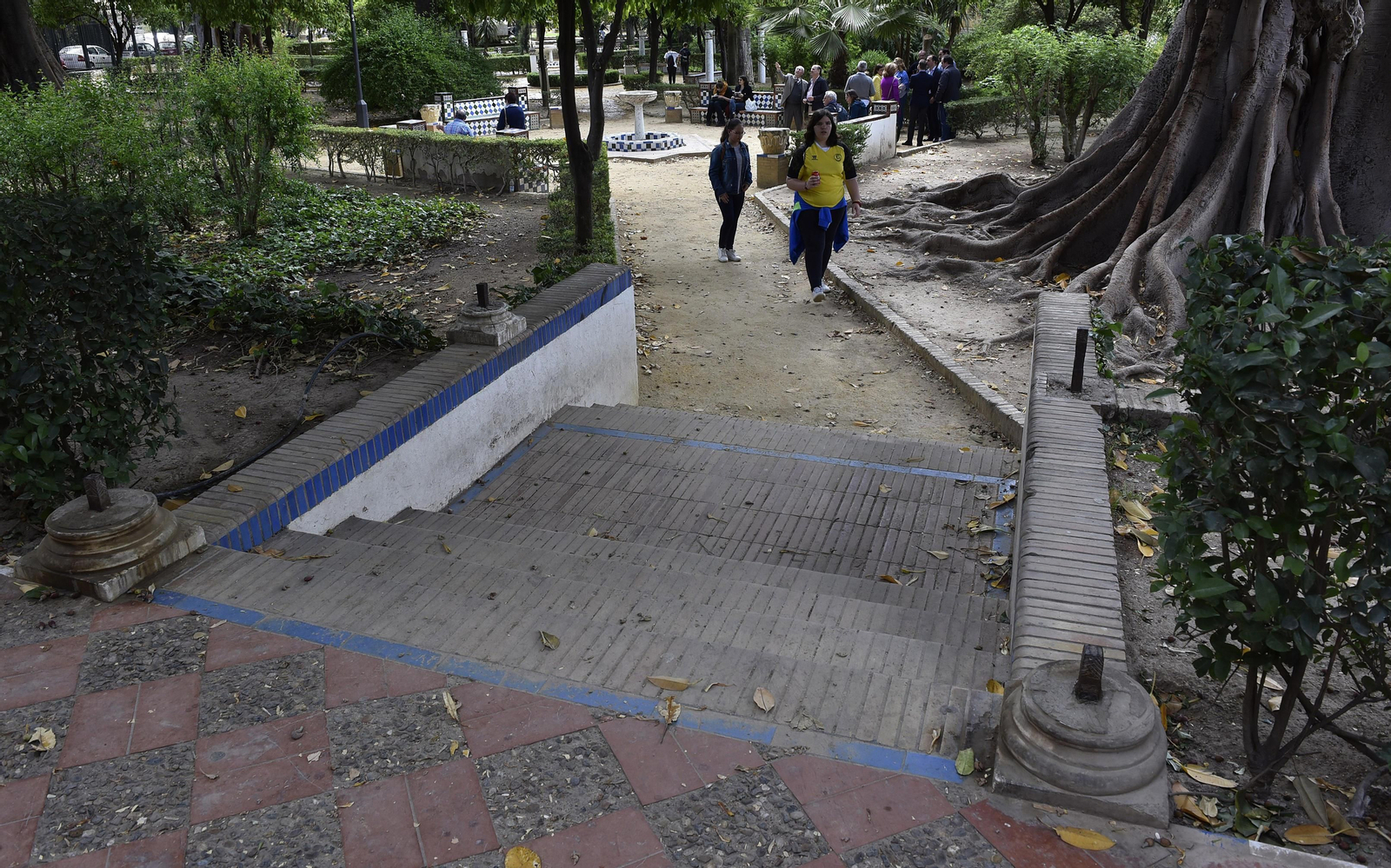 El estado de los Jardines de Murillo, en imágenes