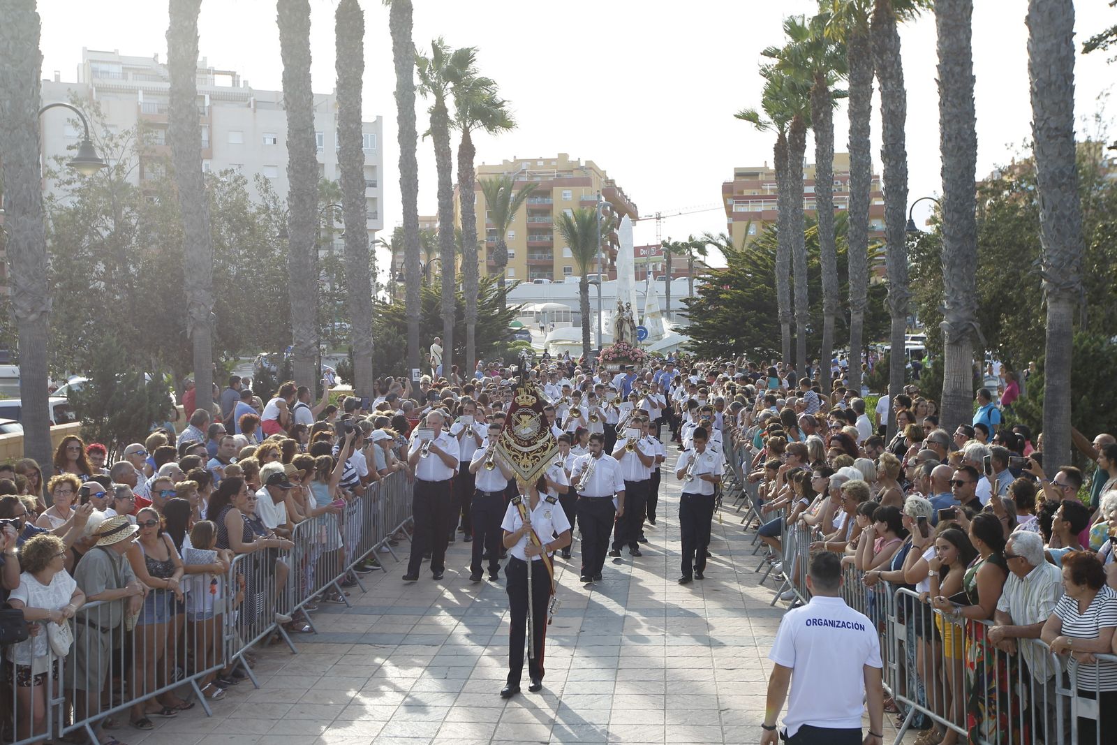 Fotogalería cucaña y procesión Fiestas Santa Ana Roquetas de Mar