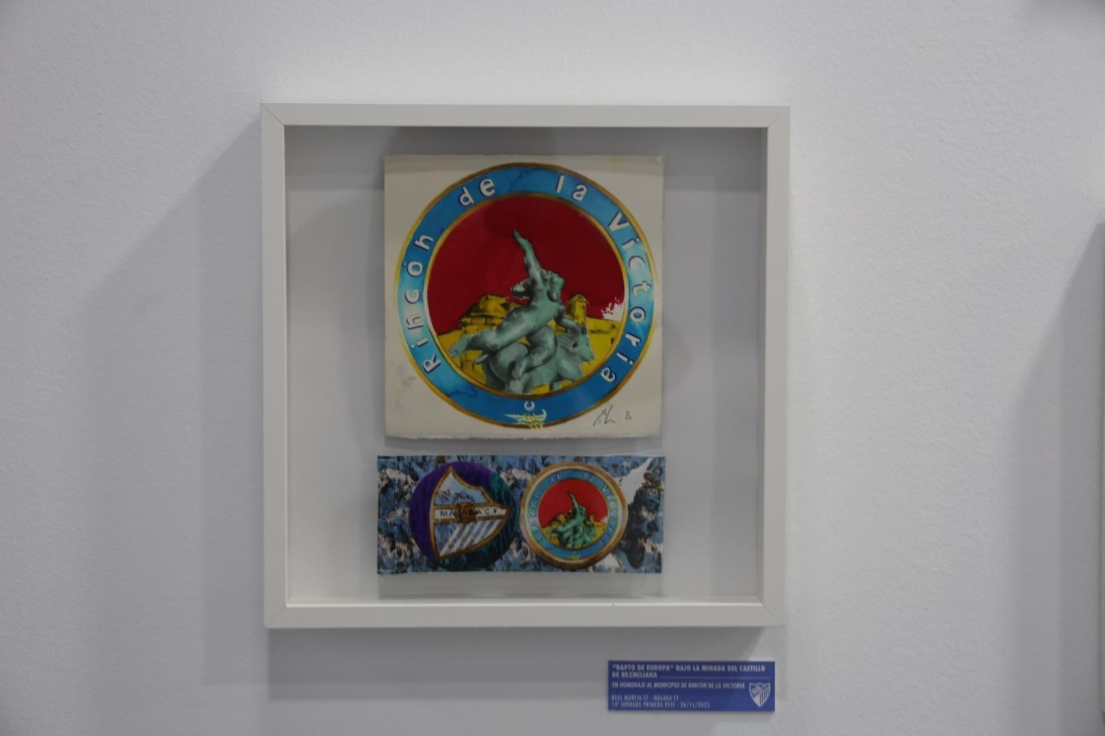 Brazaletes obras de arte del Málaga CF para la provincia