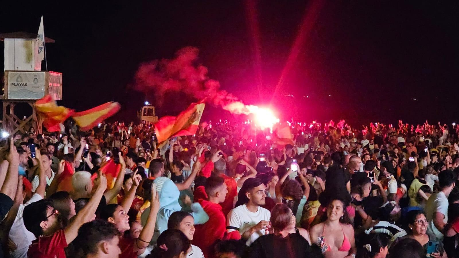 Así vivió el Campo de Gibraltar el España - Inglaterra de la Eurocopa