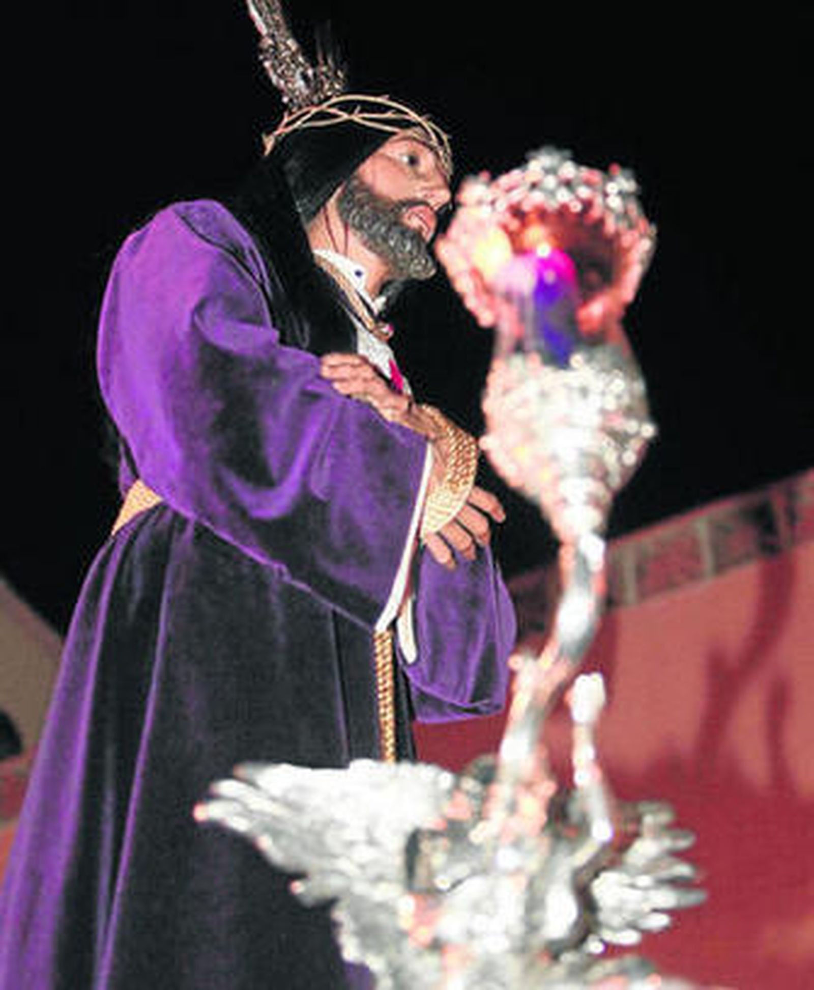 El Medinaceli, imponente en su estación de penitencia.