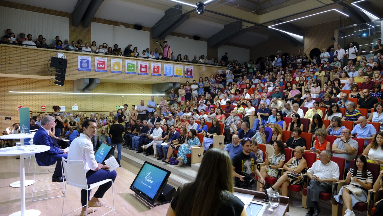 Imágenes de la presentación del candidato a Rector de la Universidad de Almería, Diego Valera