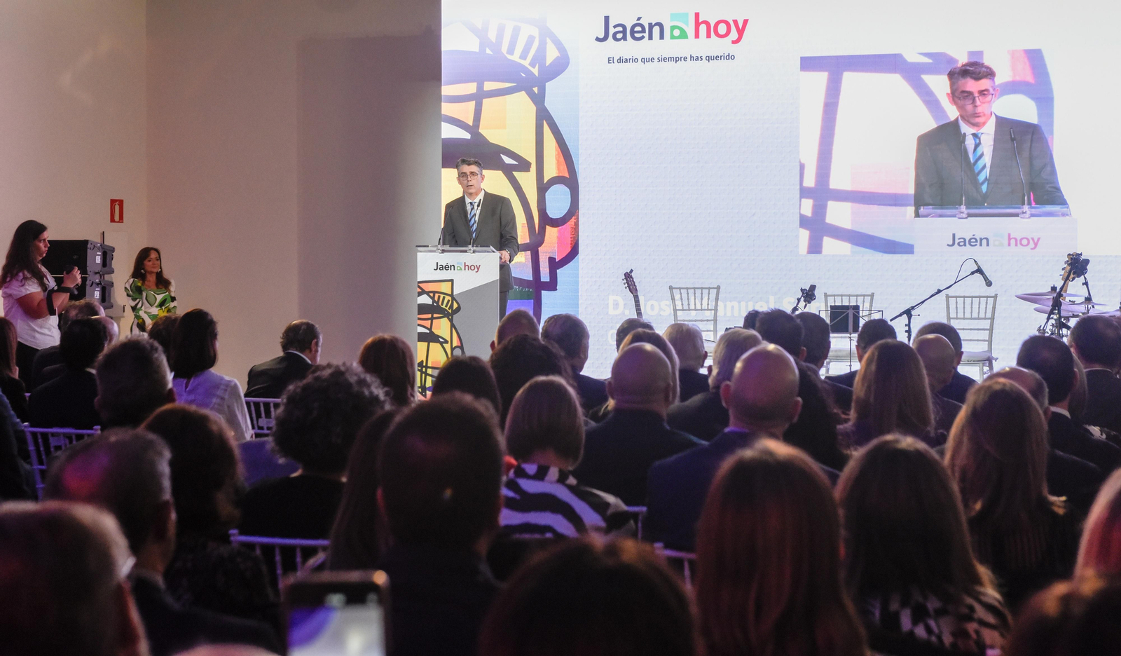 Acto de inauguración del nuevo periódico del Grupo Joly, Jaén hoy